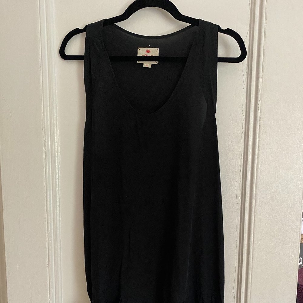 Black Silk Dress - M